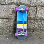 Surf Land Skateboard CX4 CX7 Maple Single Kick Carving Cruiser Skate Board Longboard Pumping Cool Side Sport Street Outdo