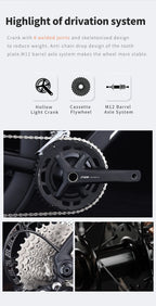 SAVA A7L Low-Priced Carbon Fiber Road Bike with SENSAH 7120 Kit 24 Speed Lightweight 8.9kg Road Bike Race Bike