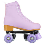 Pink Purple Blue Women Double Row Roller Skates Leather Breathable 4 wheel Sliding Skating Rollers sneakers size 31 32 33 34 35