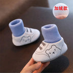 Baby Socks Shoes Infant Cute Cartoon Kids Boy Shoes Soft Rubber Sole Child Floor Sneaker Baby Girls Walker