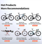 SAVA A7L Low-Priced Carbon Fiber Road Bike with SENSAH 7120 Kit 24 Speed Lightweight 8.9kg Road Bike Race Bike
