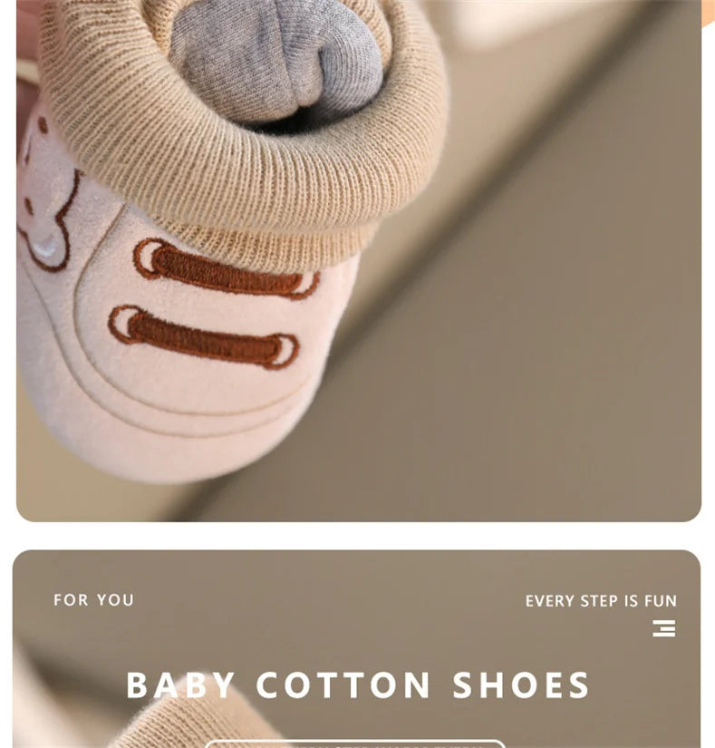 Baby Socks Shoes Infant Cute Cartoon Kids Boy Shoes Soft Rubber Sole Child Floor Sneaker Baby Girls Walker
