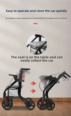 Wheelchair walker special assisted walking for the elderly, rehabilitation walking car, elderly people can push or sit