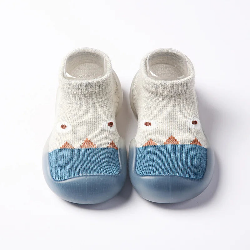 1 Pair Baby Shoes Spring Autumn Cotton Anti-Slip First Shoes Baby Toddler Shoes Cartoon First Walker Kids Soft Rubber Sole Shoe