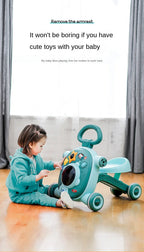 LazyChild Baby Walker Three-In-One Multi-Function Adjustable Children's Stroller Children's Walker Baby Walker DropShipping