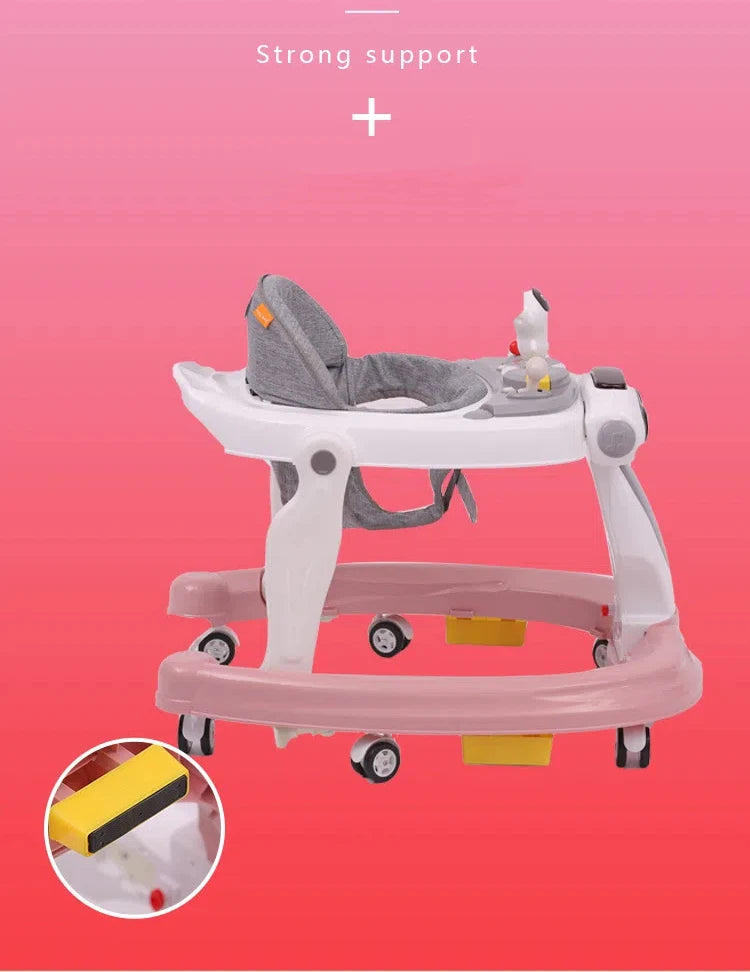 Suitable for Infants Aged 0 to 1 with Anti O-shaped Legs Equipped with Anti Roll and Anti Roll Legs Multifunctional Walker
