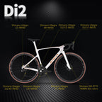 SAVA Dream Maker Full Carbon Road Bike Electronic Shift SHIMAN0 Ultegra 8170 Di2 24-Speed 7.4kg Race Bike