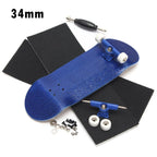 34mm 32mm Maple Wooden Fingerboard Complete Finger Skateboard with Truck and Wheels