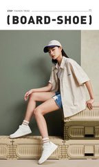 Xtep Skateboarding Shoes For Women 2024 Summer Comfortable Skate Shoes Breathable Outdoor Trekking Support Sneakers 876318310030