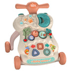 Baby Walker Kids Sit to Stand Up Learning Walker Musical Activity Toy for Enhance Walking Skills Coordination with Melodies