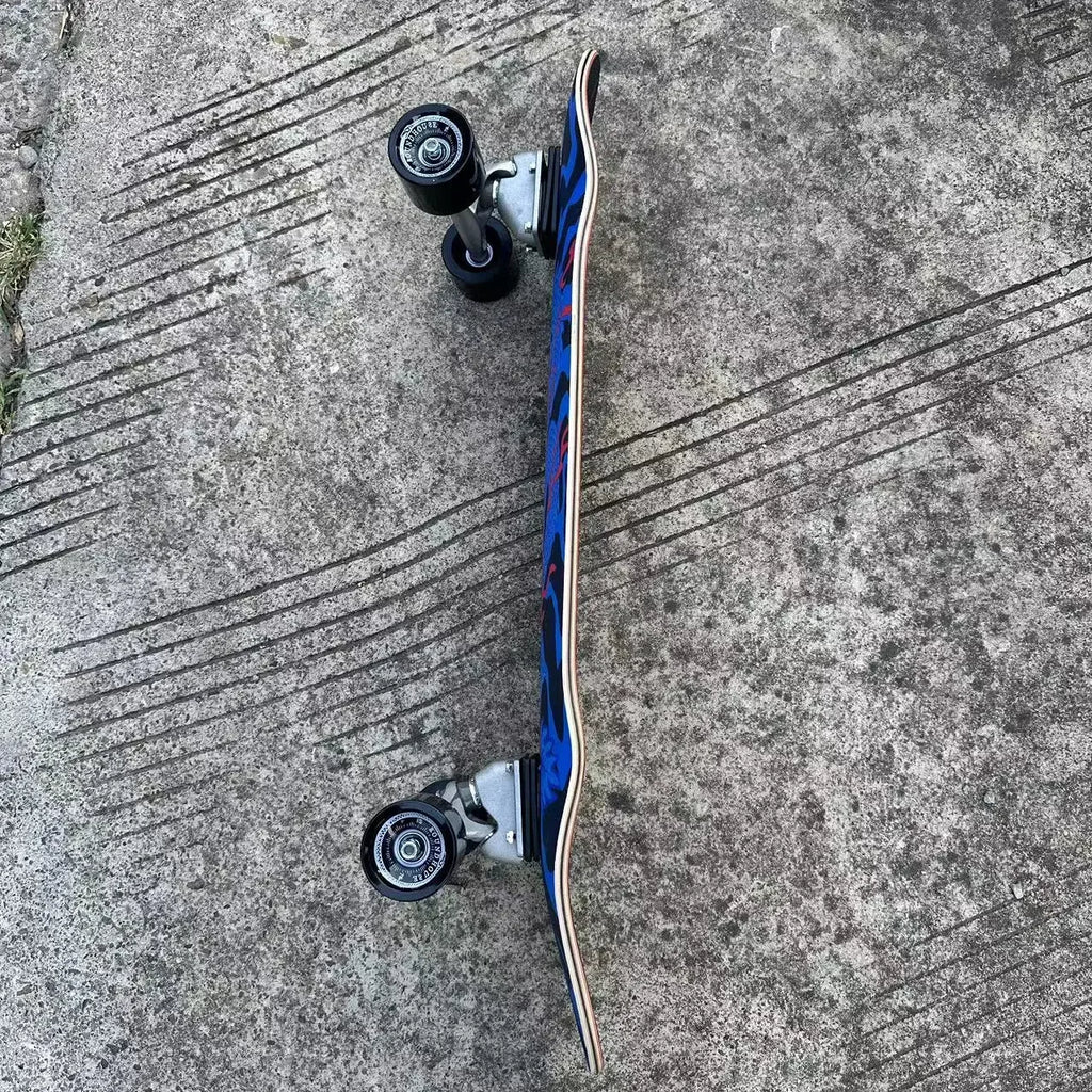 Surf Land Skateboard CX4 CX7 Maple Single Kick Carving Cruiser Skate Board Longboard Pumping Cool Side Sport Street Outdo