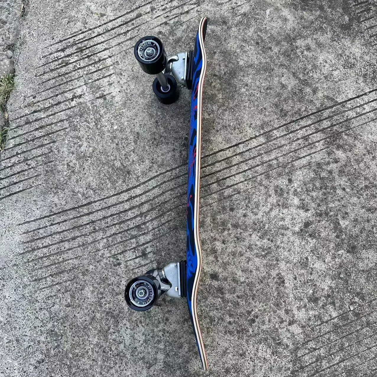 Surf Land Skateboard CX4 CX7 Maple Single Kick Carving Cruiser Skate Board Longboard Pumping Cool Side Sport Street Outdo