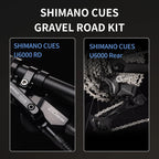 SAVA SF6 Carbon Fiber Gravel Road Bike All Terrain Suitable Off-Road Flat Handlebar Road Bicycle Oil Disc Bicycle Race Bike