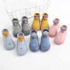 1 Pair Baby Shoes Spring Autumn Cotton Anti-Slip First Shoes Baby Toddler Shoes Cartoon First Walker Kids Soft Rubber Sole Shoe
