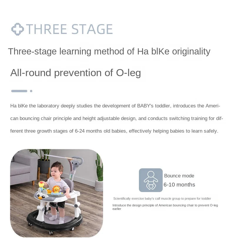 LazyChild Baby Walker Walkers For Kids With Wheels Andador Car Toddler Walker For Kids Learning Baby Wallker Music Push Handle