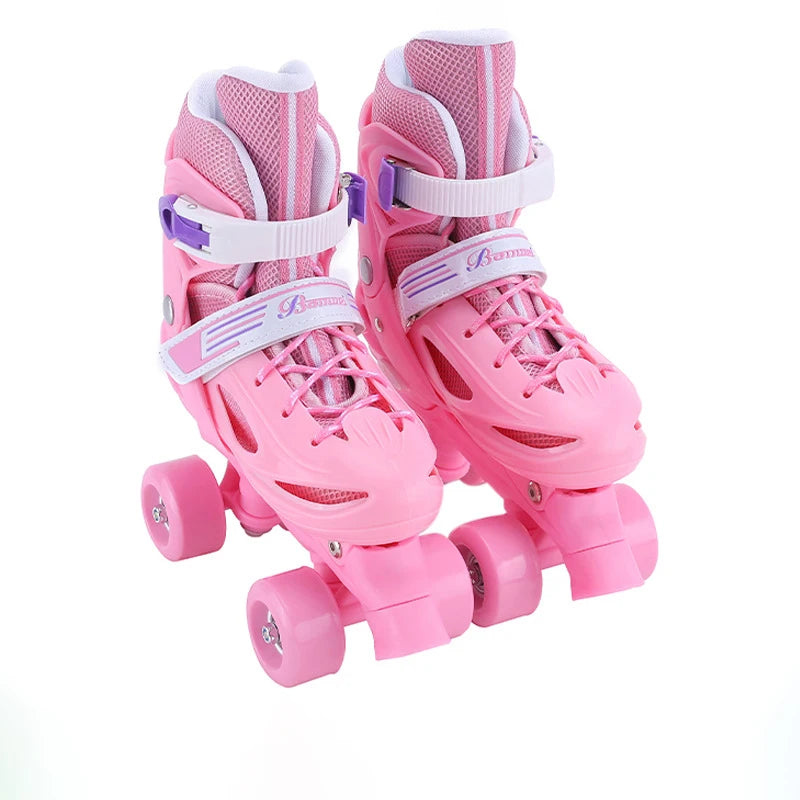 Size 23 24 25 26 27 28 29 - 41 Breathable Skating Shoes Kids Beginner Roller Skating Shoes Stable Children Skates Roller Skates