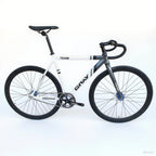 Fixed Gear Bike GRAY TEAM Fixie Bicycle Aluminum Alloy Material Frame With 40mm Rim Height Wheels