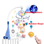 Musical Baby Crib Mobile with Lights Music Projection for Infants Remote Control Crib Toys for Newborn Baby Mobile for Crib Toys