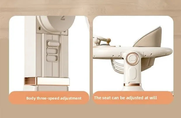 New 4-in-1 Multifunctional Baby Walker Anti-Bow Legs Anti-Tip Design 360° Swivel Silent Wheels Suitable 6-18 Months Solid Color