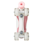 size 32-40 White Roller Skates for Women PU Leather Sneakers Flash Wheels Shoes for Beginners Teens for Woman Girls Boys Adult