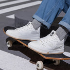 Xtep STEP-1 Skateboarding Shoes For Men 2024 Autumn Street Style Skate Shoes Durability  Comfortable Sneakers 976319310043