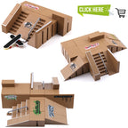 Roller Skates Scooter Finger Skateboard Bike Indoor Home Toys For Tech Deck Ramp Venue Combination Set Children