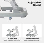 3 in 1 Foldable Baby Walker Anti Tip Toddler Push Walker with Removable Feeding Tray No Battery Anti O Leg