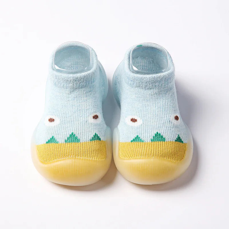 1 Pair Baby Shoes Spring Autumn Cotton Anti-Slip First Shoes Baby Toddler Shoes Cartoon First Walker Kids Soft Rubber Sole Shoe