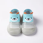 1 Pair Baby Shoes Spring Autumn Cotton Anti-Slip First Shoes Baby Toddler Shoes Cartoon First Walker Kids Soft Rubber Sole Shoe