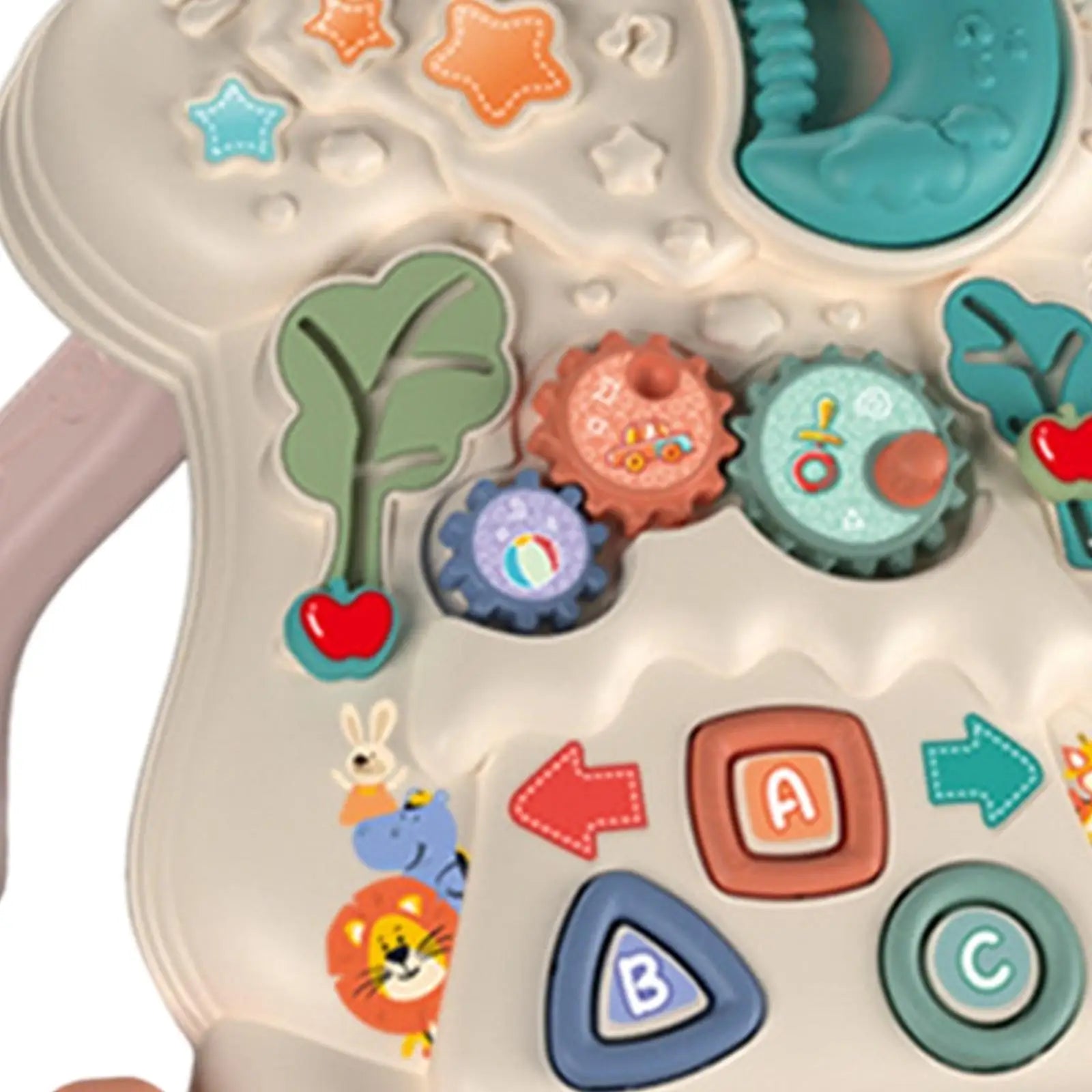 Baby Walker Kids Sit to Stand Up Learning Walker Musical Activity Toy for Enhance Walking Skills Coordination with Melodies