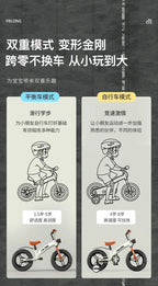 Baby Fiets Children's Bicycle Balance Two-in-One 1-3-6 Years Old Baby Boys and Girls Bike Toddler