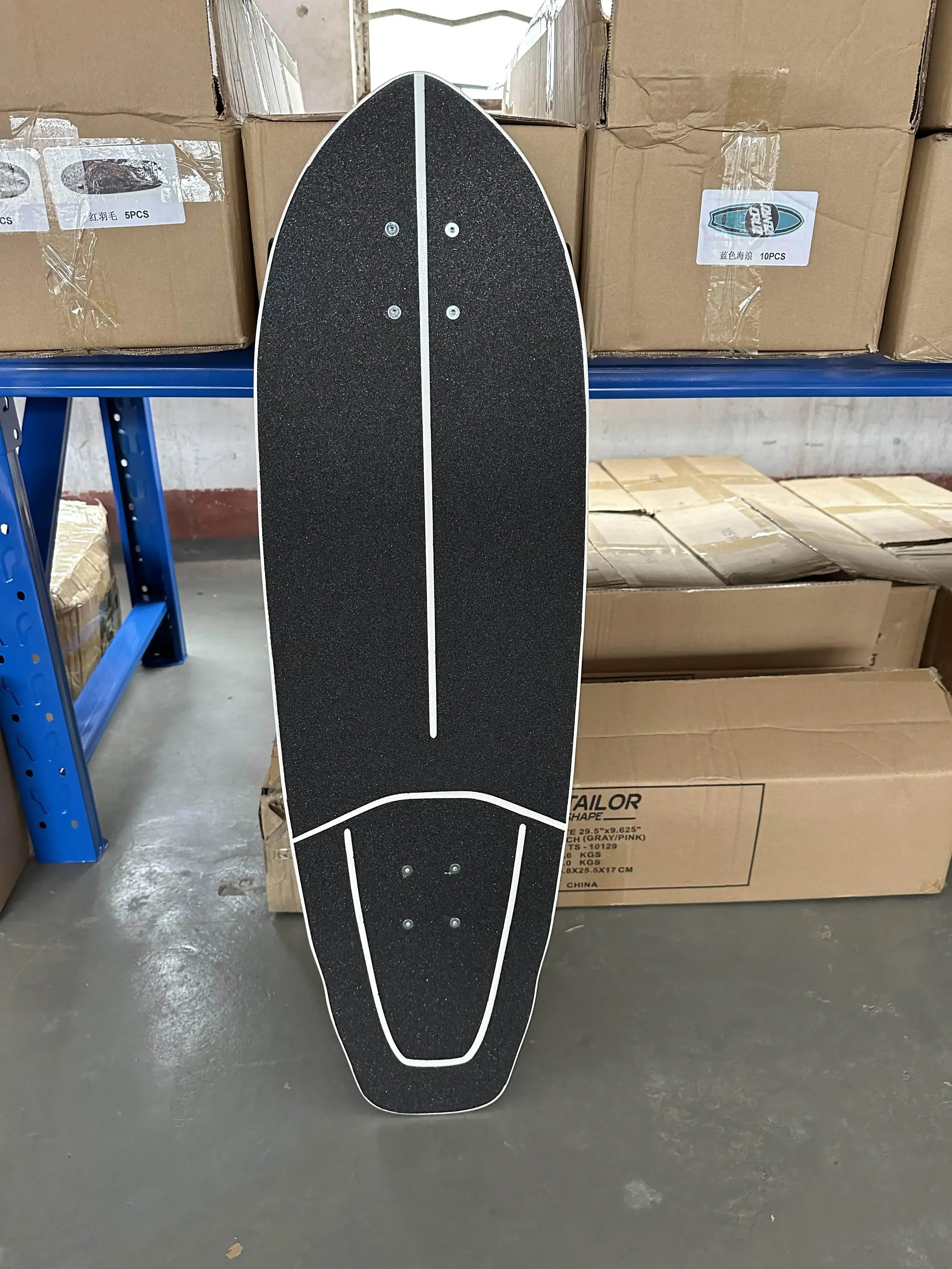 Surf Land Skateboard CX4 CX7 Maple Single Kick Carving Cruiser Skate Board Longboard Pumping Cool Side Sport Street Outdo