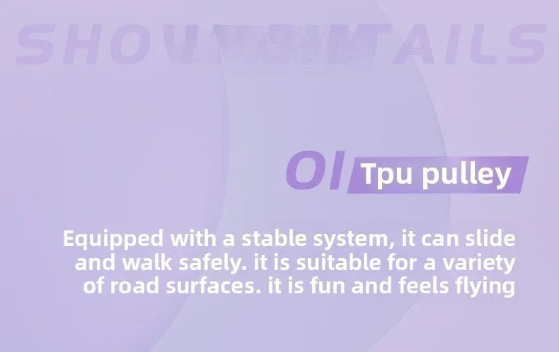 Removable Pulley Skate Skating Roller Skate Shoes for Boys Girls Upgraded Speed Sneakers with 4-Wheels for Kids Racing Skates