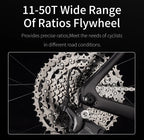 SAVA SF6 Carbon Fiber Gravel Road Bike All Terrain Suitable Off-Road Flat Handlebar Road Bicycle Oil Disc Bicycle Race Bike