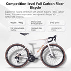 SAVA Dream Maker Full Carbon Road Bike Electronic Shift SHIMAN0 Ultegra 8170 Di2 24-Speed 7.4kg Race Bike