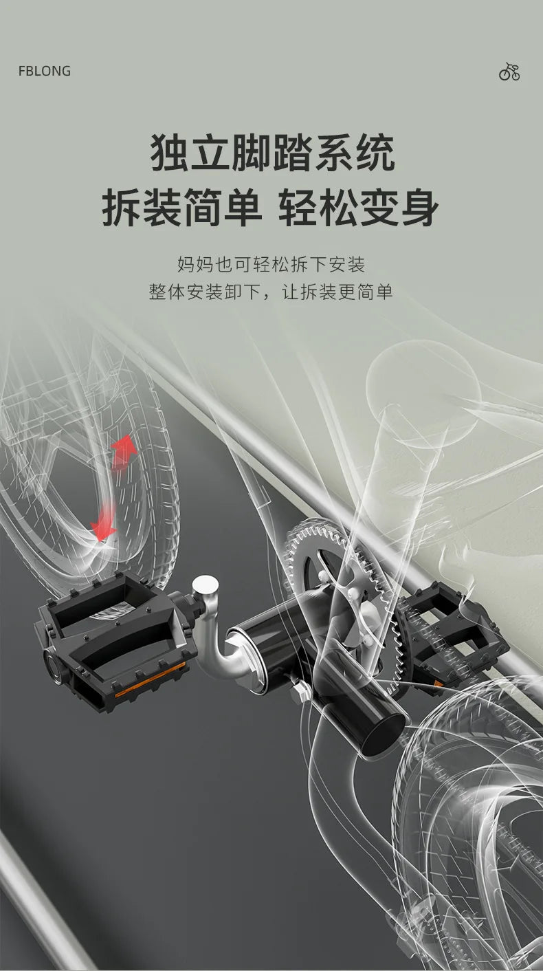 Baby Fiets Children's Bicycle Balance Two-in-One 1-3-6 Years Old Baby Boys and Girls Bike Toddler