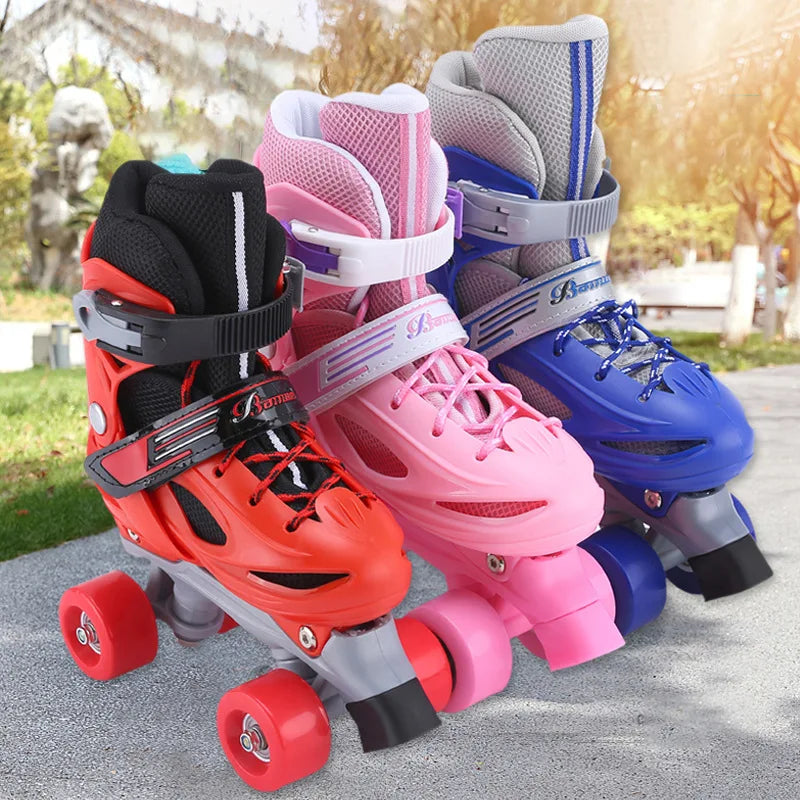 Size 23 24 25 26 27 28 29 - 41 Breathable Skating Shoes Kids Beginner Roller Skating Shoes Stable Children Skates Roller Skates