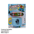 Roller Skates Scooter Finger Skateboard Bike Indoor Home Toys For Tech Deck Ramp Venue Combination Set Children