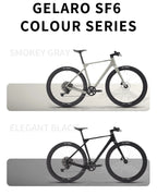 SAVA SF6 Carbon Fiber Gravel Road Bike All Terrain Suitable Off-Road Flat Handlebar Road Bicycle Oil Disc Bicycle Race Bike