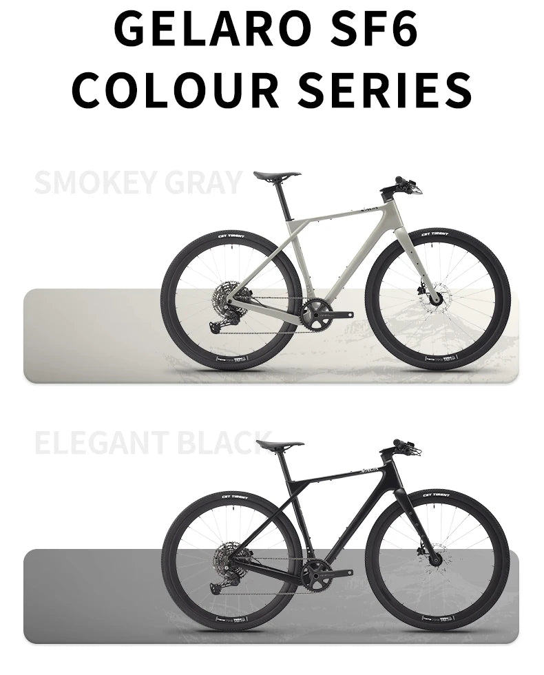 SAVA SF6 Carbon Fiber Gravel Road Bike All Terrain Suitable Off-Road Flat Handlebar Road Bicycle Oil Disc Bicycle Race Bike