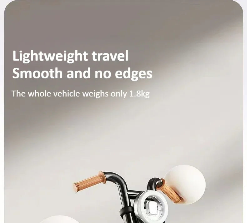 Kids Balance Bike Ride-on Motorcycle Toddler Balance Bike with Music & Lights Sturdy Non-Tip Design Quiet Wheels for Boys Girls