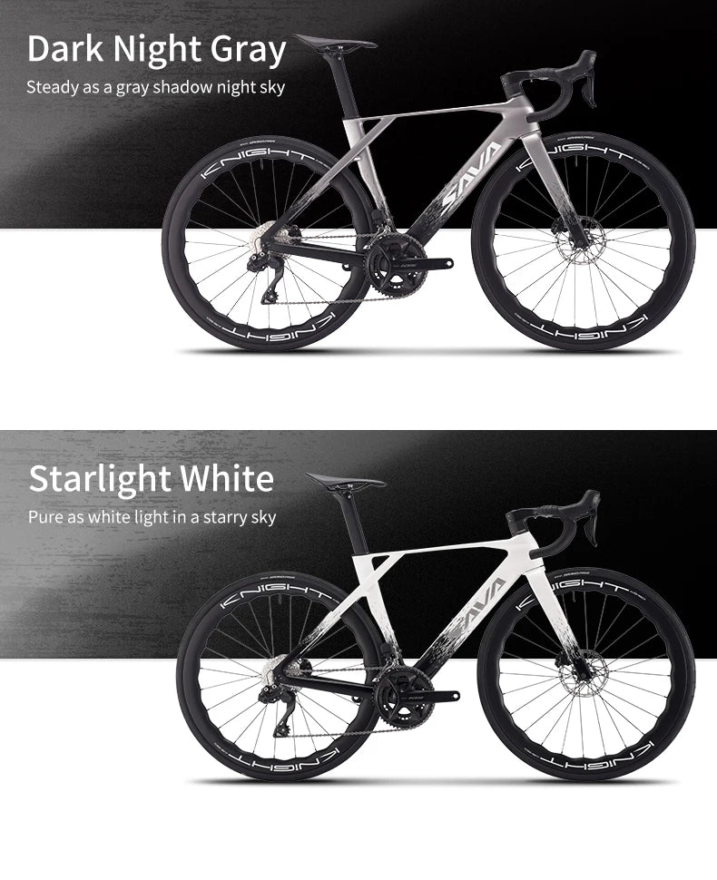 SAVA SLR7 High-End Full Carbon Fiber Road Bike with SHIMAN0 7170 DI2 Kit Competition-Class Road Bike Race Bike