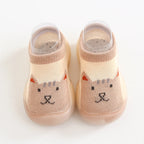 1 Pair Baby Shoes Spring Autumn Cotton Anti-Slip First Shoes Baby Toddler Shoes Cartoon First Walker Kids Soft Rubber Sole Shoe