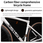 SAVA F20 Carbon Fiber Road Bike, Equipped with 105 R7120 24-Speed Groupset and Hydraulic Disc Brakes Adult Race Bike