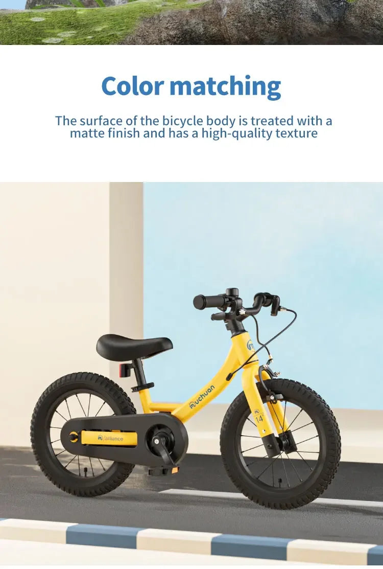 muchuan kids balance bike bike 2 in 1 2-6 years old aluminum alloy