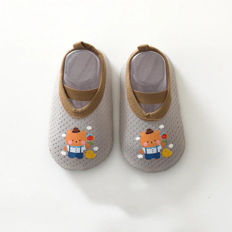 Cute Cartoon Baby Floor Socks Non-slip Soft Sole Toddler Sock Boy Girls Cotton Children's Toddler Warm Shoes Infant First Walker