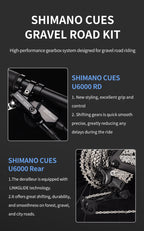 SAVA SF6 Carbon Fiber Gravel Road Bike All Terrain Suitable Off-Road Flat Handlebar Road Bicycle Oil Disc Bicycle Race Bike