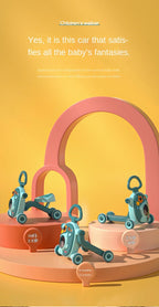 LazyChild Baby Walker Three-In-One Multi-Function Adjustable Children's Stroller Children's Walker Baby Walker DropShipping