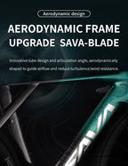 SAVA SLR7 High-End Full Carbon Fiber Road Bike with SHIMAN0 7170 DI2 Kit Competition-Class Road Bike Race Bike