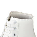 size 32-40 White Roller Skates for Women PU Leather Sneakers Flash Wheels Shoes for Beginners Teens for Woman Girls Boys Adult